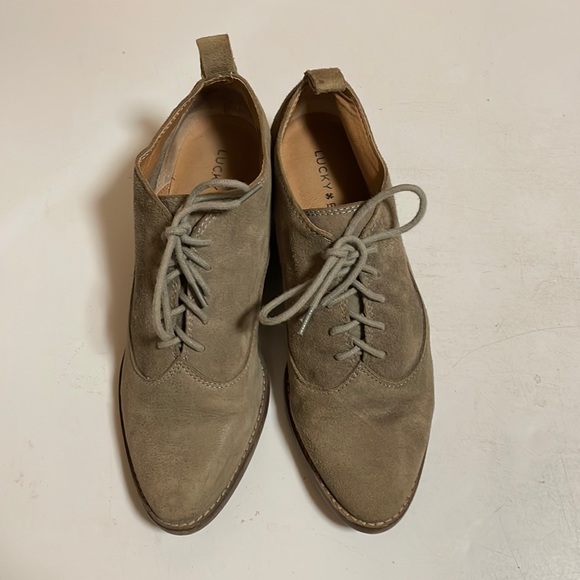 LUCKY BRAND Womens Gray Lolleta Round Toe Block Heel Winter Boots M